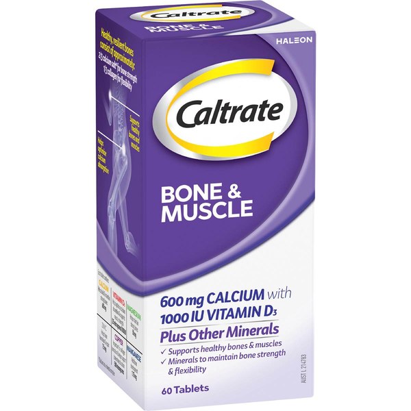 Caltrate Bone and Muscle calcium with vitamin D3 tablets