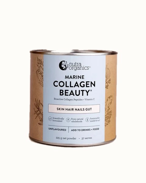 Nutra Organics Marine Collagen Beauty powder, 225g unflavoured