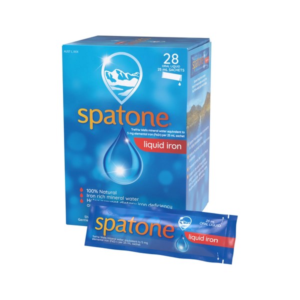 Spatone liquid iron supplement, 28 sachets
